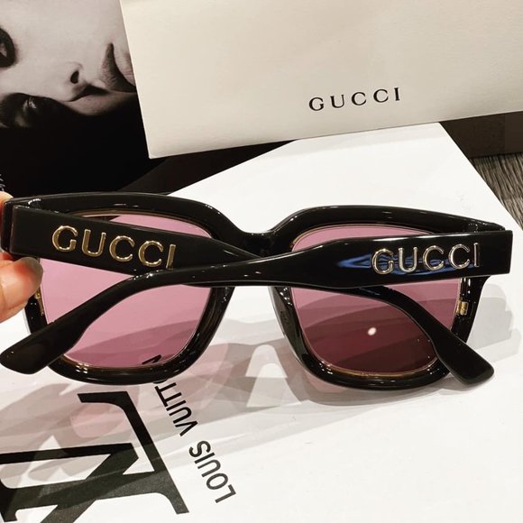 NWT GUCCI GG1136SA - 004 Violet Sunglasses - Picture 6 of 9